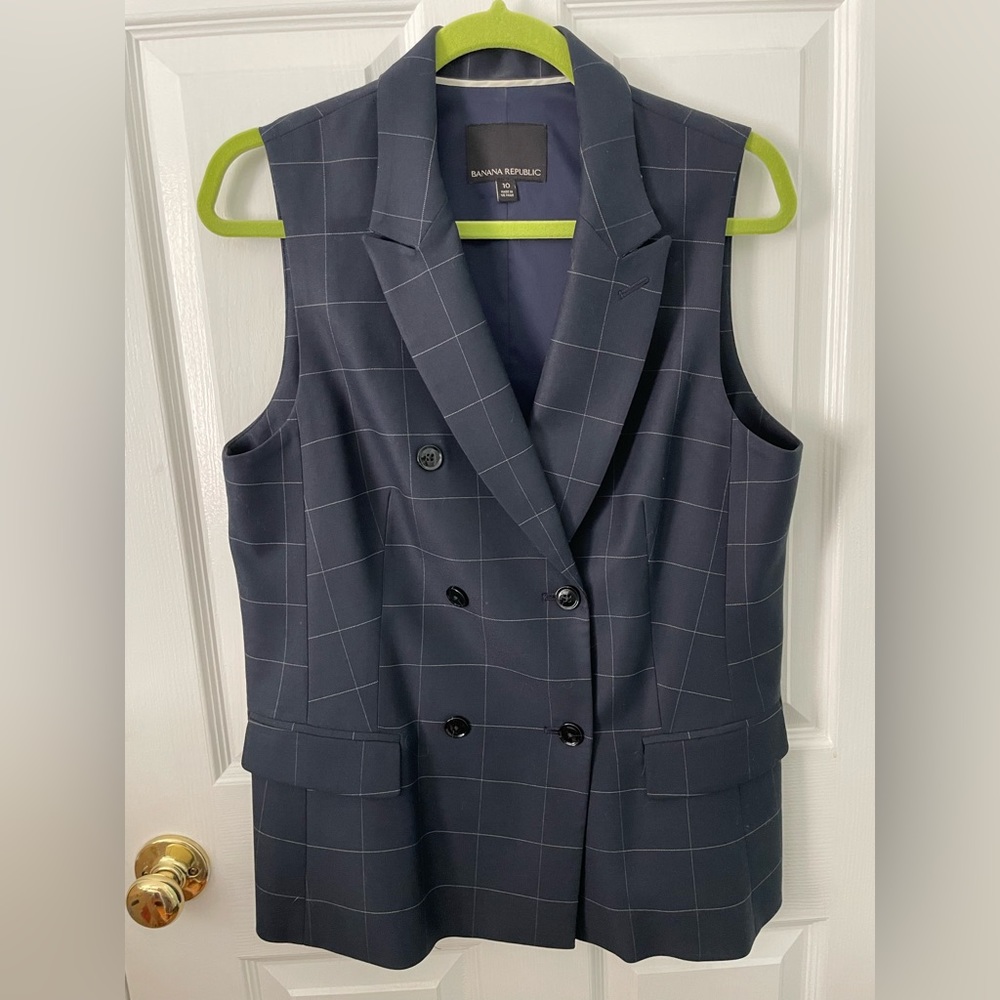 Banana Republic VEST - NAVY size 10